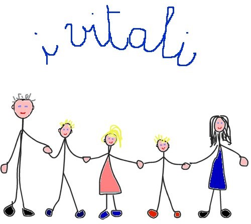 disegno della famiglia di mamma Olga